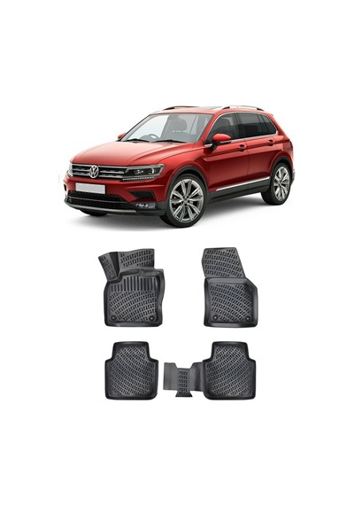 Vw Tiguan 2016-2023 Btm 3d Havuzlu Paspas