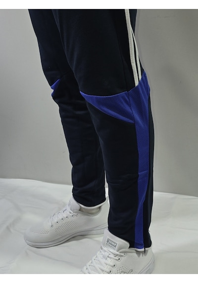 Jump Erkek Pamuklu 2 İplik Slim Fit Fermuarlı Paça Eşofman Altı Lacivert