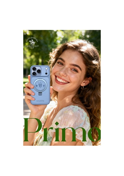 Sbprc İphone 18 Pro Max / 17 Pro Max Kılıf Standlı M-safe Şarja Uygun Puderi Mekanik Tuş Primo Kapak Gümüş