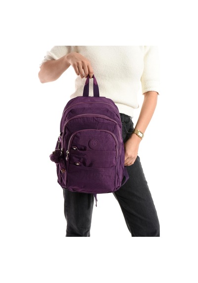 571 Collections Ultra Hafif Çok Cepli Orta Boy Sırt Çantası Unisex Mor Model: 571-4c Mor