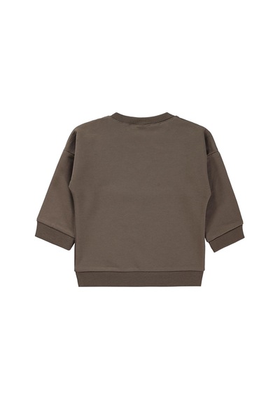 Civil Baby Civil Basic Timeless 6-18 Ay Sweatshirt - Kahverengi Acı Kahverengi