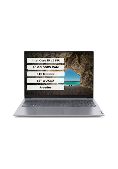 Lenovo ThinkBook 16 G6 IRL 21KH001ETR i5-1335U 16 GB 512 GB SSD 16" Dos WUXGA Dizüstü Bilgisayar