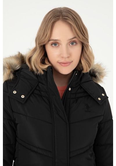 U.s. Polo Assn. Kadın Siyah Kaban 50289558-vr046 Siyah