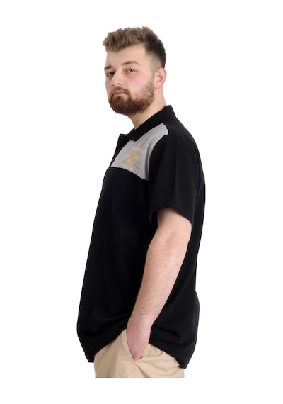 Mode Xl Büyük Beden Erkek T-Shirt Polo Chngyrmd 23328 Siyah 001 Mode Xl Büyük Beden Erkek T-Shirt Polo Chngyrmd 23328 Siyah 001
