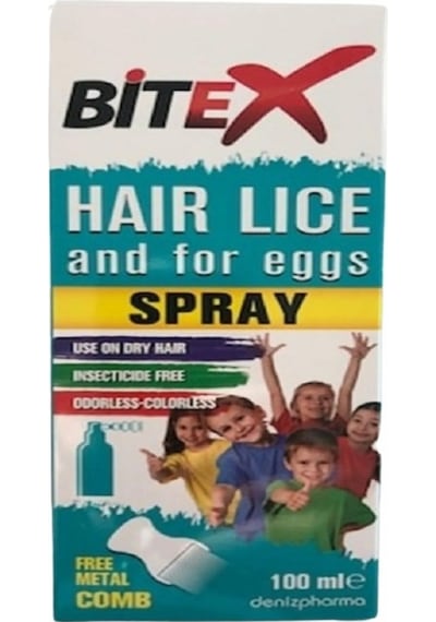 Bitex Saç Biti ve Yumurtaları için Sprey 100 ML