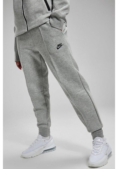 Nike Sportswear Tech Fleece Standart Fit Mid Rise Jogger Gray Kadın Eşofman Altı Gri Gri