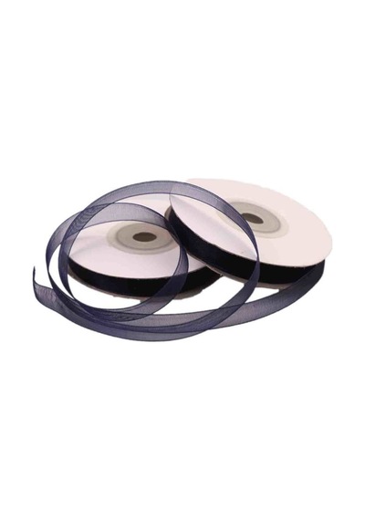 Tüfekçioğlu Organze Lacivert Renkli Kurdele 10Mm.