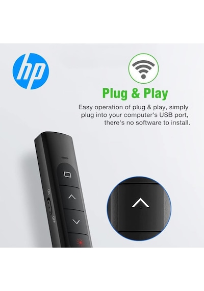 Hp Ss10 Wireless Presentation Flip Pen Pilli Kablosuz Sunum Kuman