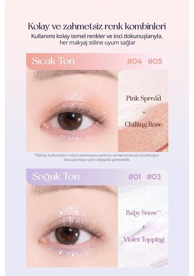 Işıltılı Ve Şeffaf Likit Glitter Moon Glass Liquid Glitter Sweet Cloud 04 Pink Spread