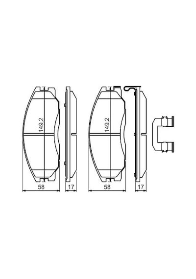 Ssangyong Actyon 2.0xdi 2006-2010 Bosch Ön Balata Netpar23569 D20dt 104 Kw