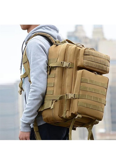 Taktikal Tk1100 Taktic 45 Lt Sırt Çantası Wolf Brown Kahve Kahverengi