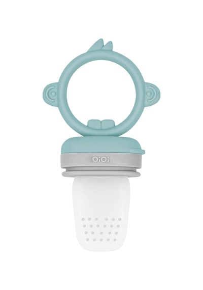 Oioi Püre Meyve-sebze Emziği Aqua Green/powder Grey 1130004 Bej - Mavi