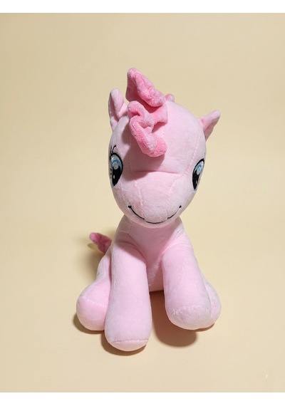 Peluş Unıcorn At 30 Cm-pembe