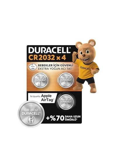 Cr 2032 Lityum Düğme Pil 4'lü Paket 3v, Cr2032