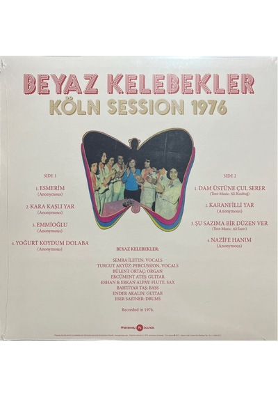 Beyaz Kelebekler Koln Session 1976 Pharaway Sounds Guerssen İspan