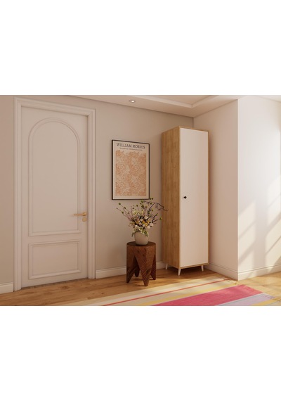 Harput Çok Amaçlı Tek Kapaklı Banyo Dolabı Lefkas Lefkas Meşe Harput Çok Amaçlı Tek Kapaklı Banyo Dolabı Lefkas Lefkas Meşe