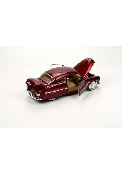 Motormax 1949 Mercury Coupe 1/24 Siyah Model Araba Bordo