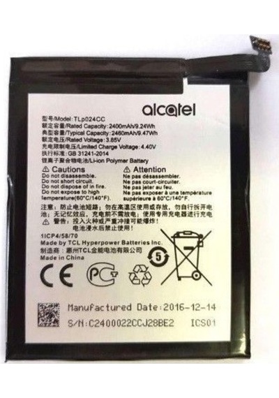 Alcatel Shine Lite (TLp024CC) Batarya Pil 2400mAh