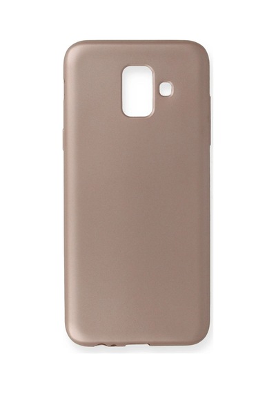 Newface - 176 - Samsung Galaxy Uyumlu A6 2018 Kılıf First Silikon - - Csmo-tex - Rose Gold