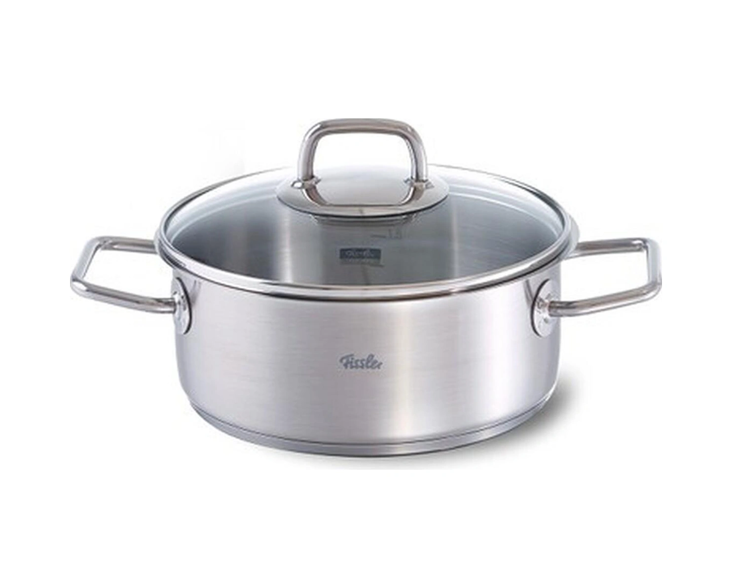 Fissler Viseo Cam Kapak Sığ Tencere 20 Cm Bakır - Siyah