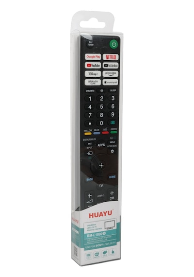 Rm-l1890 Sony Netflix Youtube Prime Video Google Play Disney+ Tuşlu Lcd Led Tv Kumanda