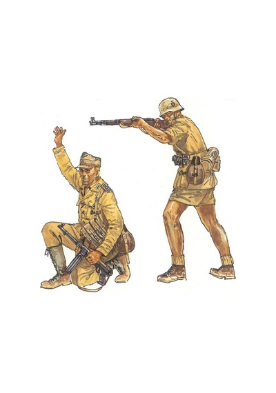 1/72 Wwıı Alman Afrikakorps Askerleri Maketi, Italeri 6076