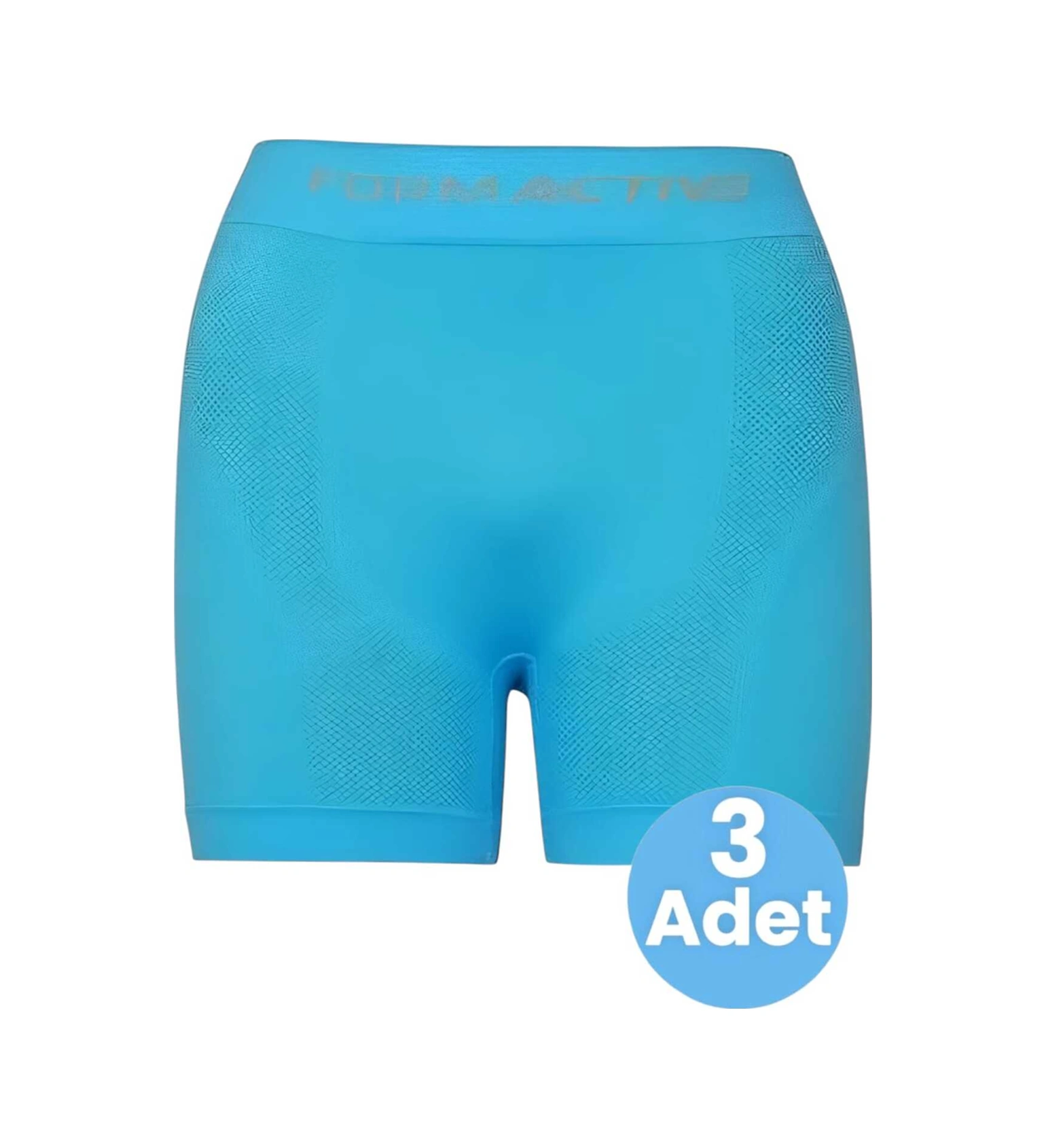 Tezzgelsin Erkek Dikişsiz/seamless Nefes Alabilen Boxer 3 Adet Mavi