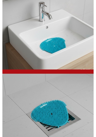 3 Adet Pismiss Üçgen Koku Giderici, Pisuvar Lavabo Banyo Gider Süzgeci Kir Leke Tutmaz 30 Gün Etkili