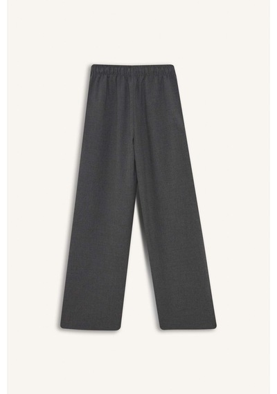 Defacto Kız Çocuk Wide Leg Geniş Paça Pantolon F2257a825augr198 Gri