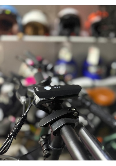 Bike Sky Evo 300 Lümen Bisiklet Ön Far Aydınlatma Şarjlı Type Kablo Uyumlu Siyah