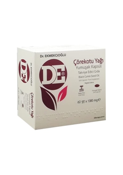 Dr.Ekmekcioğlu Çörekotu Yağı Kapsülü 1380 Mg 60 Adet