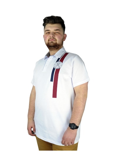 Mode Xl Erkek T Shirt Polo Flight Team 22311 Beyaz 001