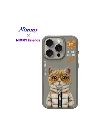 Apple Uyumlu iPhone 15 3d Gerçek Nakış İşlemeli Kabartmalı Gözlük Fermuar Detaylı Kedili Tasarım Kılıf Şeffaf Apple Uyumlu iPhone 15 3d Gerçek Nakış İşlemeli Kabartmalı Gözlük Fermuar Detaylı Kedili Tasarım Kılıf Şeffaf