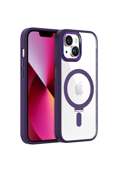 Apple Uyumlu iPhone Buff 13 Bumpermag Kılıf Purple