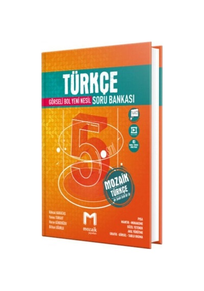 Mozaik Yayınları 5. Sınıf Türkçe Soru Bankası Ayraç Hediye