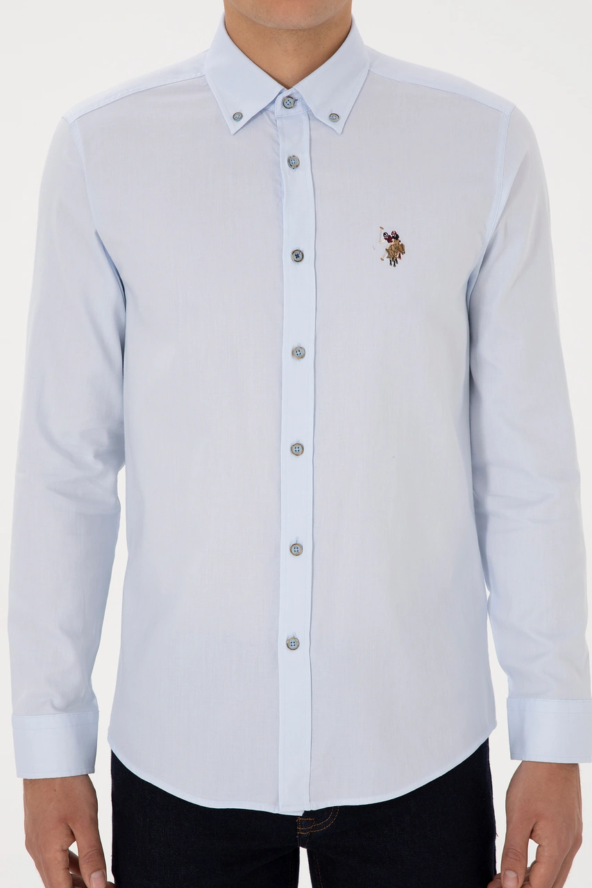 U.s. Polo Assn. Erkek Açık Mavi Gömlek Basic 50307659-vr003 Acık Mavı U.s. Polo Assn. Erkek Açık Mavi Gömlek Basic 50307659-vr003 Acık Mavı