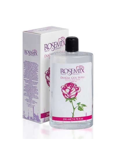 Rosemix - 643 - - Doğal Gülsuyu 200 Ml Cam Şişe - 2 Adetlik - Matxzngz - Set Ürün