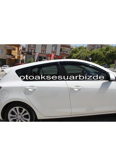 Mazda 3 Mügen Cam Rüzgarlığı Hb 2009-2014 Arası 4 Lü Çift Kelebek N11.20169