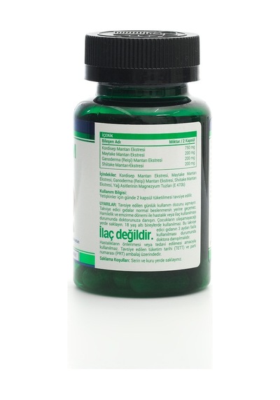 Multimed Mushroom Complex Vitamin 60 Kapsül