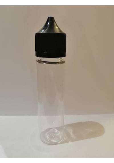 60ml Şeffaf Gorilla Şişe Beyaz Kapak,plastik Şişe,boş Şişe,likit Şişesi,50 Adet