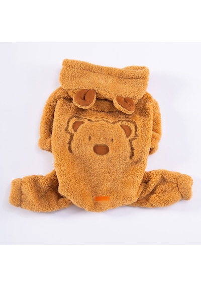 Pawstar Kahverengi Koala Küçük Irk Peluş Köpek Tulumu