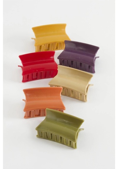 Dikdörtgen Mandal Toka 4 Cm Kırmızı