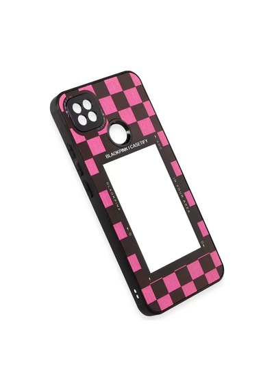 Newface Xiaomi Redmi 9c Kılıf Mirror Desenli Kapak - Mirror - 8 Pembe