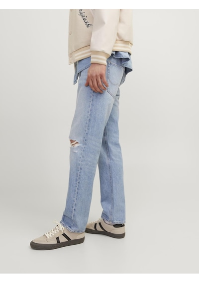 Jack & Jones Erkek Chris 921 Relaxed Fit Jean Blue Denim