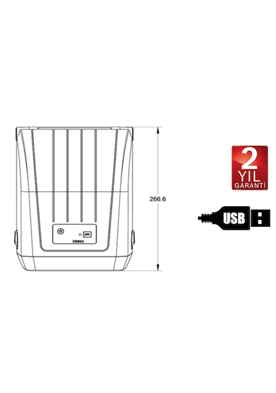 Zebra Zd220 T Etiket Barkod Yazıcı Termal Ve Termal Transfer