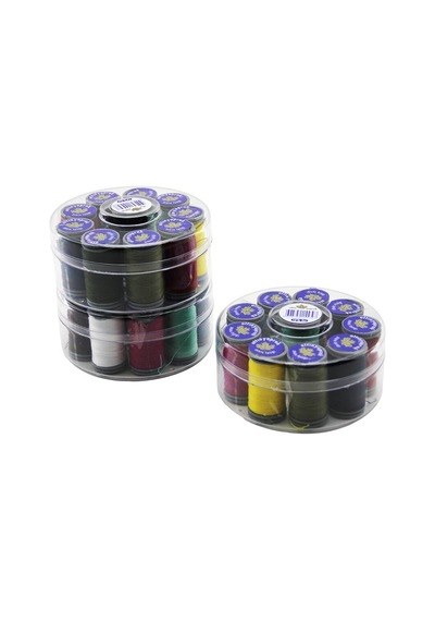 Altınyaprak Yuvarlak Set 10 Renk Dikiş İplik Makara- 10'li Paket