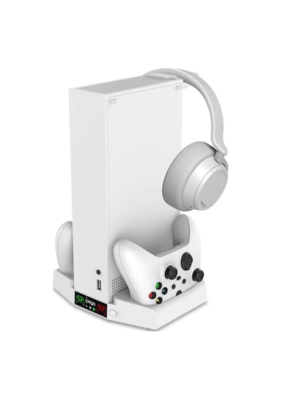 Xbox Series S Fanlı Şarj İstasyonlu Kulaklık Askılı Stand