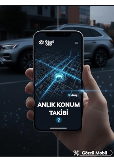 Ayrex Gözcü Mobil Obd Girişi Araç Gps Takip Cihazı Uyumlu Sistemi Anlık Konum Geçmişe Dönük Konum Takibi Geofe