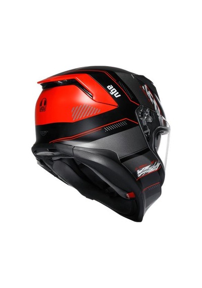 Agv Kask K7 Mplk Kyber Matt Black Red Renkli