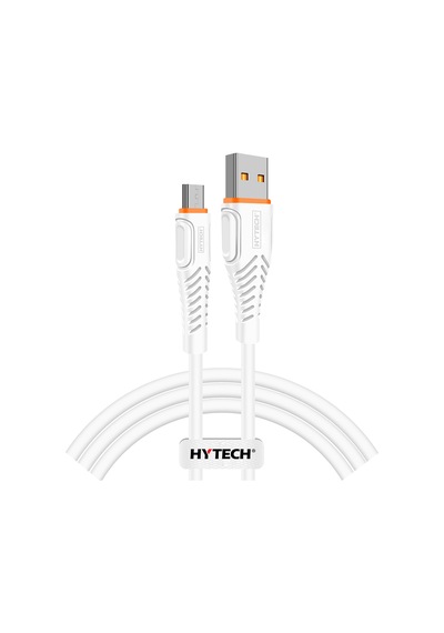 Hytech Hy-X235 1.2M 3A Micro Usb Beyaz Data + Şarj Kablosu